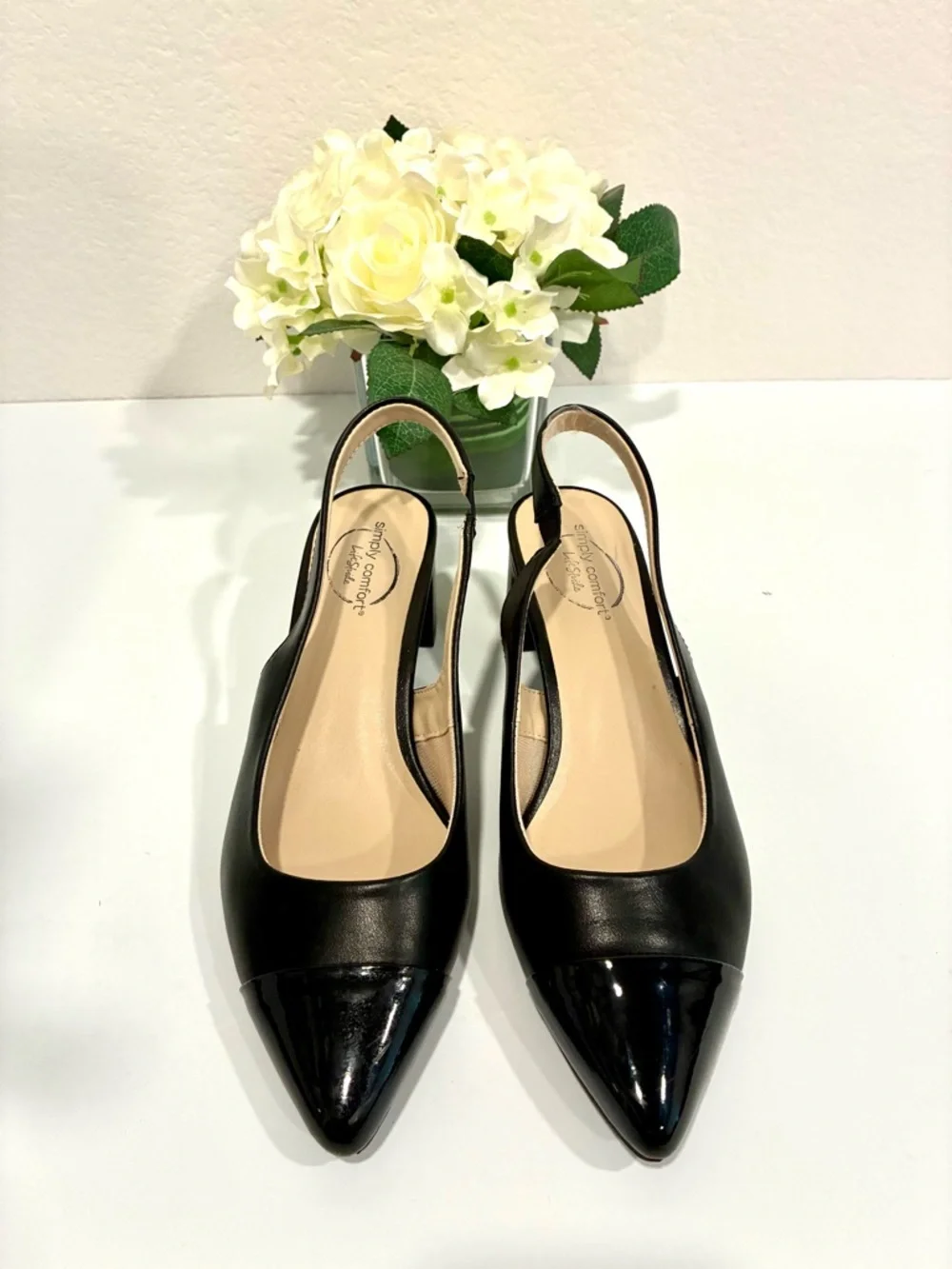 Preowned Life Stride simply comfort block heel sling back size 9